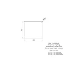 Reginox Einbaubecken New York 45x40 Edelstahl Seidenglanz -Geschirr reginox einbaubecken new york 45x40 edelstahl seidenglanz5