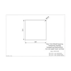 Reginox Einbaubecken New York 50x40 Hahnlochbank -Geschirr reginox einbaubecken new york 50x40 hahnlochbank3