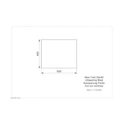 Reginox Einbaubecken New York 50x40 OKG -Geschirr reginox einbaubecken new york 50x40 okg4