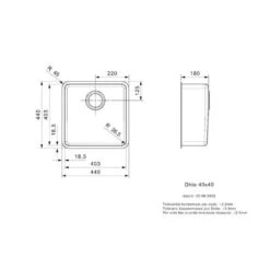 Reginox Einbaubecken Ohio 40 X 40 Edelstahl 10 Reginox Einbaubecken Ohio 40 X 40 Edelstahl -Geschirr reginox einbaubecken ohio 40 x 40 edelstahl3
