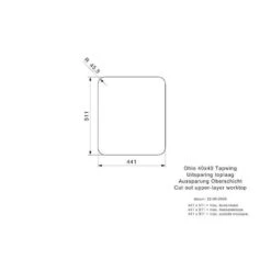 Reginox Einbaubecken Ohio 40x40 Mit Hahnlochbank Edelstahl -Geschirr reginox einbaubecken ohio 40x40 mit hahnlochbank edelstahl4