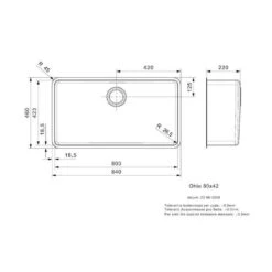 Reginox Einbaubecken Ohio 80x42 Edelstahl 10 Reginox Einbaubecken Ohio 80x42 Edelstahl -Geschirr reginox einbaubecken ohio 80x42 edelstahl3