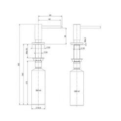 Geschirr -Geschirr reginox seifenspender copper2