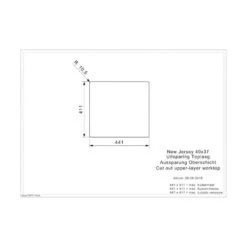 Reginox Spülbecken New Jersey 40 X 37 Edelstahl -Geschirr reginox unterbaubecken new jersey 40 x 37 l5