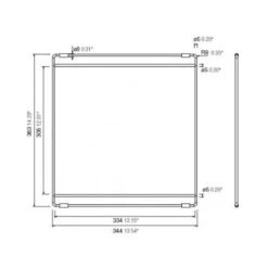 Schock Multifunktionaler Träger 344 X 363 Mm, Für Gastronorm-Behälter GN 2/3 -Geschirr schock multifunktionaler traeger 344 x 363 mm fuer gastronorm behaelter gn 2 33