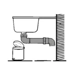 Set Raumspar-Siphon / Geruchverschluss 1 1/2" X 40 Mm, Mit 1 Geräteanschluss -Geschirr set raumspar siphon geruchverschluss 1 1 2 x 40 mm mit 1 geraeteanschluss3