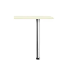 Standard Stützfuß, Chrom Poliert