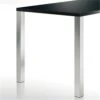 Stützfuß/Tischbein 820 Mm Hoch, 60x60 Mm, Chrom -Geschirr stuetzfuss tischbein 820 mm hoch 60x60 mm chrom
