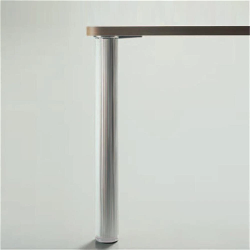 Stützfuß/Tischbein 870 Mm Hoch, D=60 Mm, Alu-geriffelt 3 Stützfuß/Tischbein 870 Mm Hoch, D=60 Mm, Alu-geriffelt