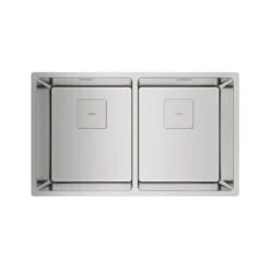 Teka Einbaubecken FLEXLINEA RS15 2B 740 Edelstahl