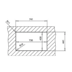 Teka Einbaubecken FLEXLINEA RS15 2B 740 Edelstahl -Geschirr teka einbaubecken flexlinea rs15 2b 740 edelstahl6