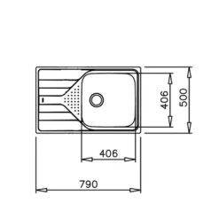 Teka Einbauspüle UNIVERSE 50 T-XP 1B 1D MAX Edelstahl -Geschirr teka einbauspuele universe 50 t xp 1b 1d max edelstahl3