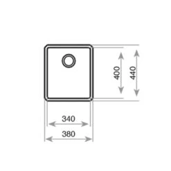 Teka Unterbaubecken BE LINEA RS15 34.40 Edelstahl -Geschirr teka unterbaubecken be linea rs15 3440 edelstahl3