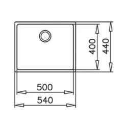 Teka Unterbaubecken BE LINEA RS15 50.40 Edelstahl -Geschirr teka unterbaubecken be linea rs15 5040 edelstahl3