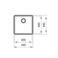 Teka Untrerbaubecken BE LINEA RS15 40.40 Edelstahl -Geschirr teka untrerbaubecken be linea rs15 4040 edelstahl3