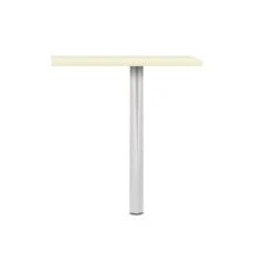 Tonda Quadra, Stützfuß, Alufarbig, RAL 9006