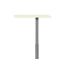 Trampolo 1 Rund, Stützfuß, Chrom Poliert