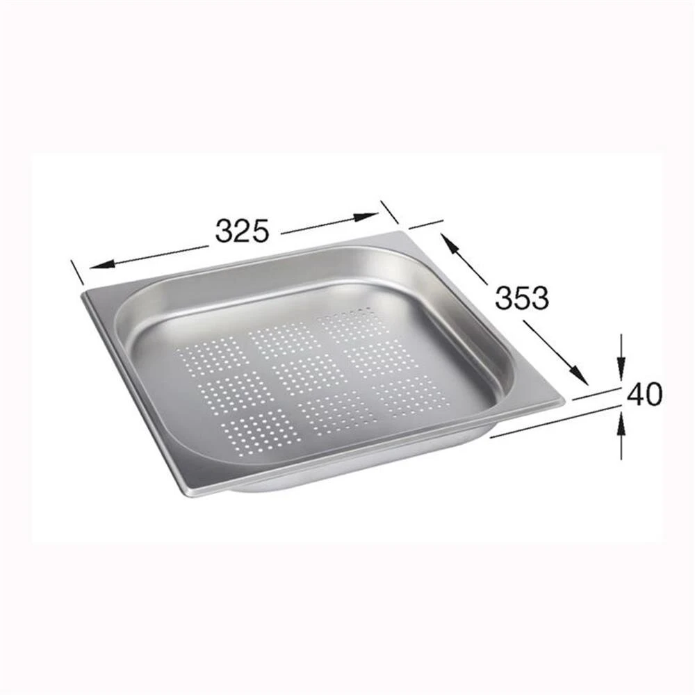 Villeroy & Boch Gastronormbehälter GN 2/3-40, Bodenfläche Gelocht 3 Villeroy & Boch Gastronormbehälter GN 2/3-40, Bodenfläche Gelocht