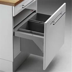 WESCO 839607-11 Einbau Abfallsammler Pullboy Soft 60 SW (2x17 Liter)