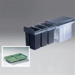 WESCO 857411-11 Einbau Abfallsammler Profiline Bio-Trio Small 30 DT