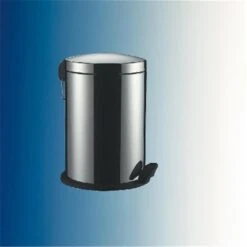 Wesco Alpha, Abfallsammler Freistehend, Silberfarben