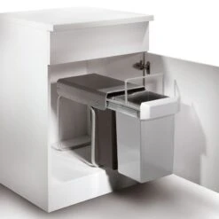 Wesco Double 1, Einbau Abfallsammler, Anthrazit